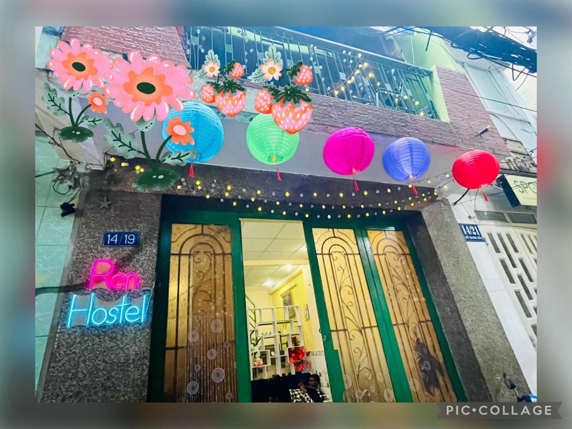 花ren Hostel Ho Chi Minh-staden Exteriör bild